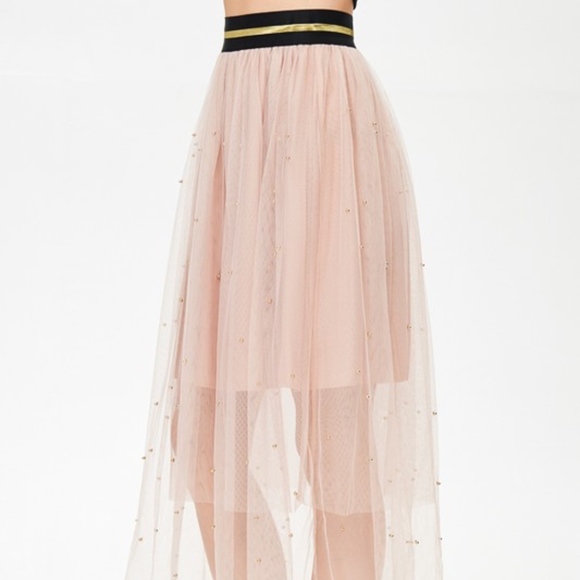 Pearl Tulle Skirt - Picture 3 of 8